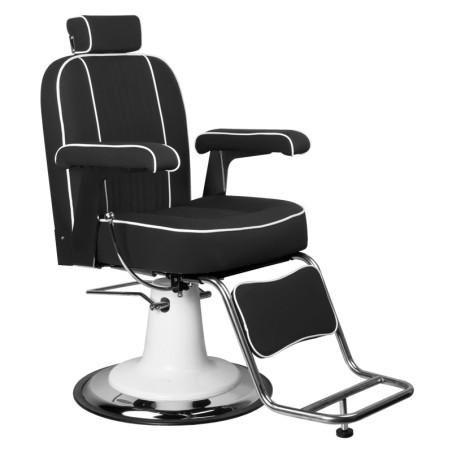 Profesionalus barber krėslas Gabbiano Amadeo (juodas) – modernus dizainas, maksimali galia ir Premium komfortas jūsų studijai