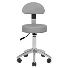 Meistro kėdė AM-304 pilka – patogi kosmetologinė taburetė