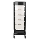 Kirpyklinis vežimėlis Gabbiano FT65, juodas-baltas