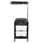 Pedikiūro kėdė Gabbiano 16 Plus, juoda-balta