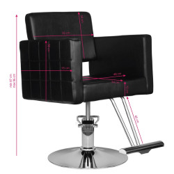 Kirpyklinė kėdė Hair System HS33 juoda