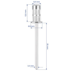 Metalinis laikiklis frezos antgaliams Nr. 4