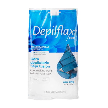 Vaškas depiliacijai Depilflax su Azulenu, 1kg
