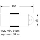 Hidraulinis kosmetologinis krėslas A-234C Pedi, baltas