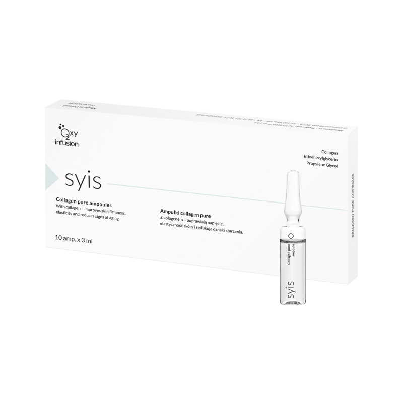 SYIS 100% grynojo kolageno ampulės, 10 x 3 ml