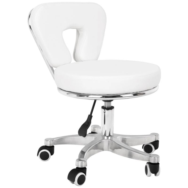 Meistro kėdė pedikiūrui 9266 balta