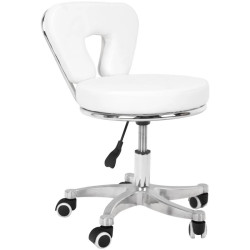Meistro kėdė pedikiūrui 9266 balta