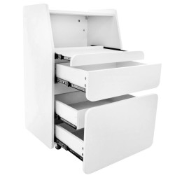 Kosmetologinė spintelė Azzurro Midi 970, balta