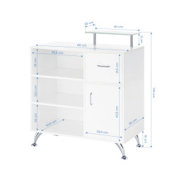 Registratūros stalas Gabbiano Q-0833 salonams