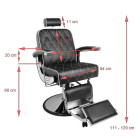 Barber kėdė Gabbiano Imperial – komfortas ir stilius