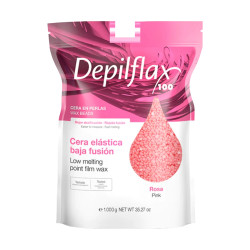 Depiliacinis vaškas Depilflax 100 Pearl Rose 1000 g