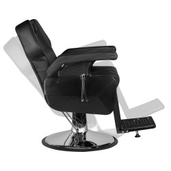 Barber krėslas Hair System New York, juodas | GrožioSalonams.lt