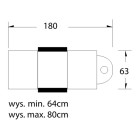 Hidraulinis kosmetologinis krėslas Basic 210, baltas