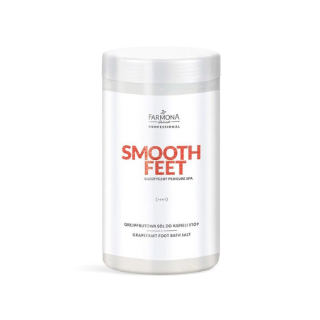 Kojų druska Farmona Smooth Feet 1400 g salonams