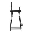 Kėdė makiažui ALU, juodos spalvos