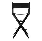 Kėdė makiažui ALU, juodos spalvos