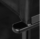 Kėdė makiažui ALU, juodos spalvos