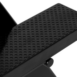 Kėdė makiažui ALU, juodos spalvos