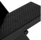 Kėdė makiažui ALU, juodos spalvos