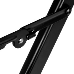 Kėdė makiažui ALU, juodos spalvos