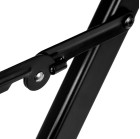 Kėdė makiažui ALU, juodos spalvos