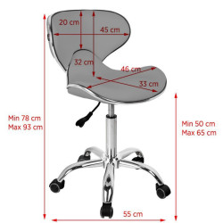 Meistro kėdė Gabbiano Q-4599, pilka