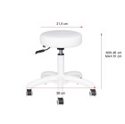 Meistro kėdė AM-303-2, balta – kosmetologams