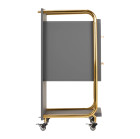 Kirpyklinis vežimėlis Gabbiano Solo – pilkas, elegantiškas