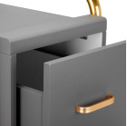 Kirpyklinis vežimėlis Gabbiano Solo – pilkas, elegantiškas