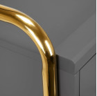 Kirpyklinis vežimėlis Gabbiano Solo – pilkas, elegantiškas