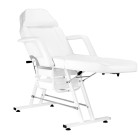 Mechaninis kosmetologinis krėslas Sillon, baltas