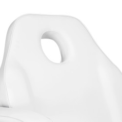 Mechaninis kosmetologinis krėslas Sillon, baltas