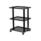 Kosmetologinis vežimėlis ProInk 1040, juodas