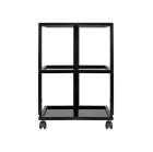 Kosmetologinis vežimėlis ProInk 1040, juodas