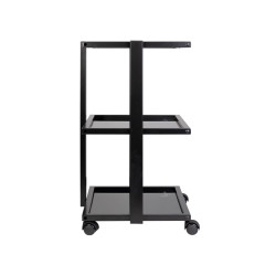 Kosmetologinis vežimėlis ProInk 1040, juodas