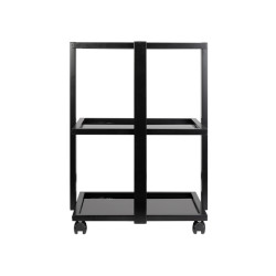 Kosmetologinis vežimėlis ProInk 1040, juodas