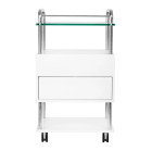 Kosmetologinis staliukas 6052T, baltas