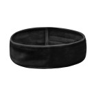 Veliūrinė juoda galvos juosta grožio salonams