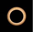 Stalinė LED lempa-lupa Snake Ring juoda salonams