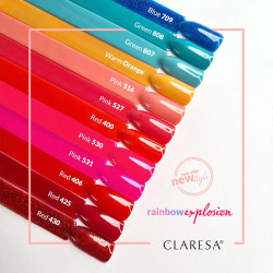 Gelinis lakas Claresa Pink 530, 5g – neoninis rožinis