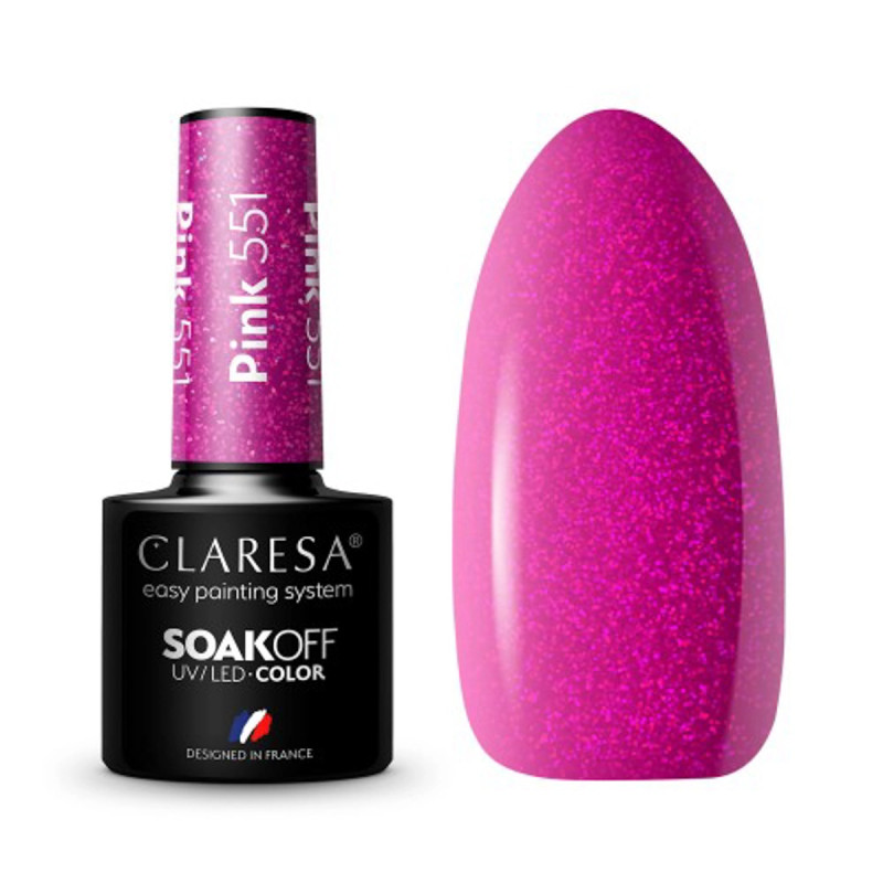 Gelinis lakas Claresa Pink 551, 5 g