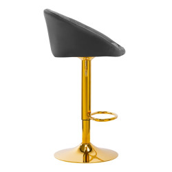 Makiažo kėdė 4Rico QS-B16, pilka | Prabangi, reguliuojama ir patogi