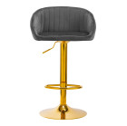 Makiažo kėdė 4Rico QS-B16, pilka | Prabangi, reguliuojama ir patogi