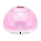 UV LED manikiūro lempa Shiny 86W rožinis perlas