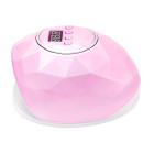 UV LED manikiūro lempa Shiny 86W rožinis perlas