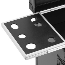 Kirpyklinis barber vežimėlis Gabbiano V21, juodas