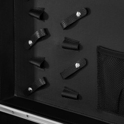 Kirpyklinis barber vežimėlis Gabbiano V21, juodas