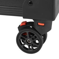 Kirpyklinis barber vežimėlis Gabbiano V21, juodas