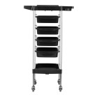 Kirpyklinis vežimėlis Gabbiano X11-9, balta-juoda