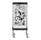 Kirpyklinis vežimėlis Gabbiano X11-9, balta-juoda